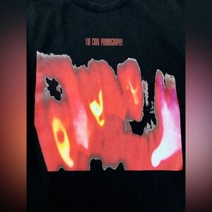 Vtg The Cure Pornography 1982 Album Artwork Graphic Black T Shirt Men’s XL